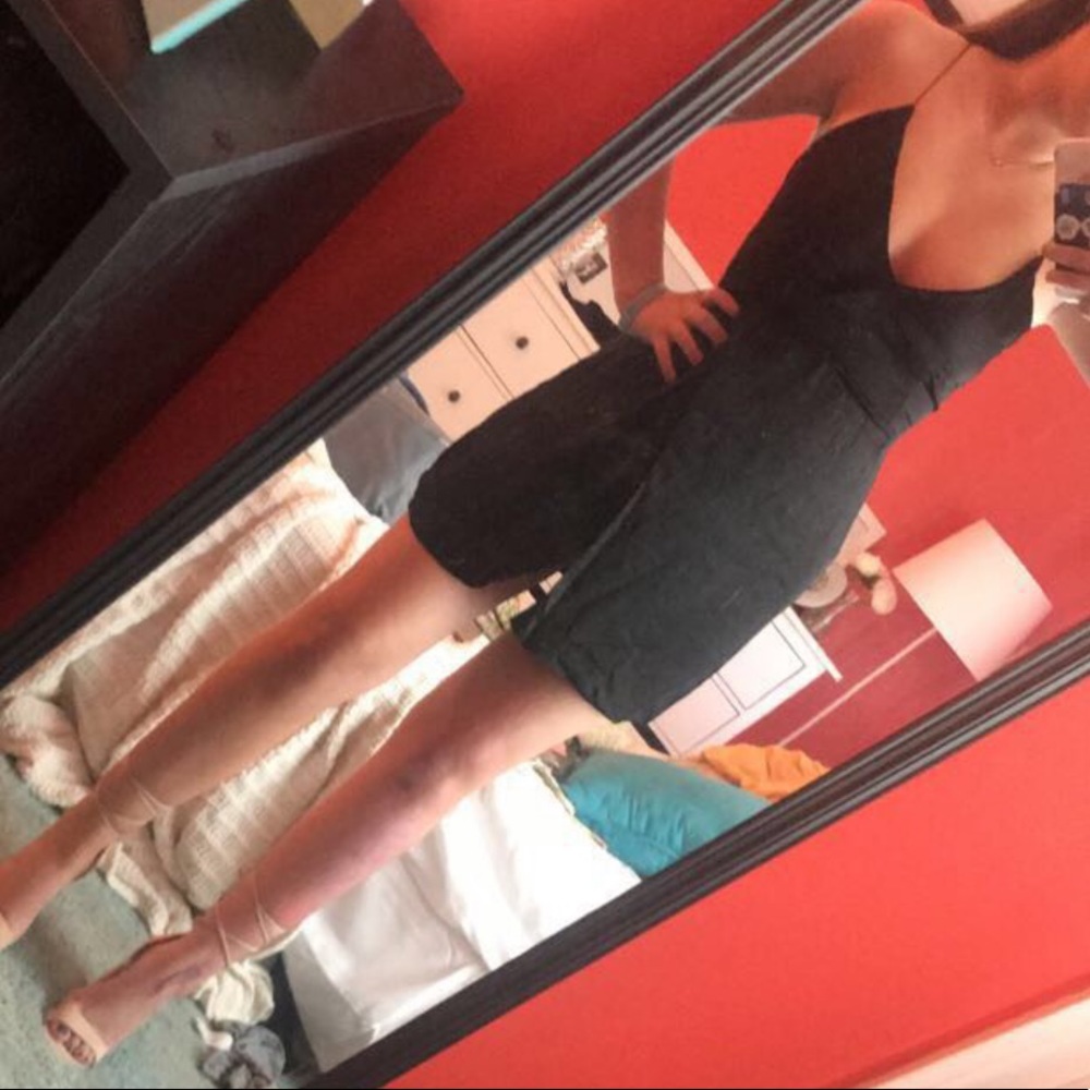 Black tie dress